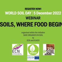 World Soil Day 2022 - SOILS, WHERE FOOD BEGINS- Lunes, 5 Diciembre 2022 10:00 - 11:30