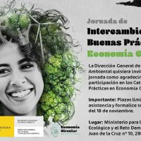 Organiza el MITECO- Jornada de Intercambio de Buenas Prácticas en Economía Circular-24 de noviembre en Madrid